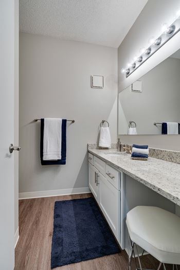 Luxury bathroom vinyl plank flooring